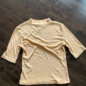 Mock neck T-shirt
